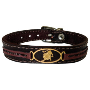 Perzische leren armband voor mannen en vrouwen – Mordad symbool