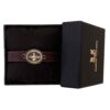 Perzische leren armband voor mannen en vrouwen – Faravahar symbool