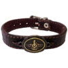 Perzische leren armband voor mannen en vrouwen – Faravahar symbool
