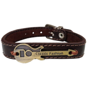Leren armband voor mannen en vrouwen – gitaar