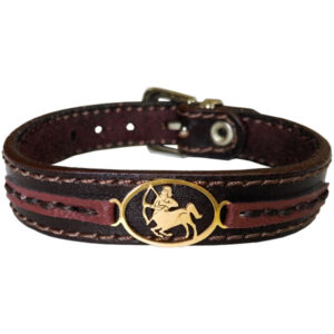 Perzische leren armband voor mannen en vrouwen – Azar symbool