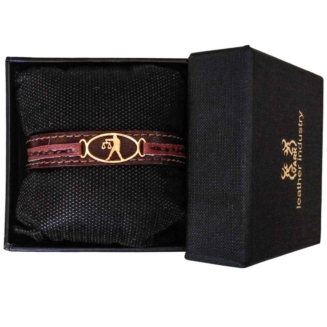 Perzische leren armband voor mannen en vrouwen – Mehr symbool