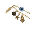 Boze-oog veiligheidsspeld broche – klassiek beschermend amulet