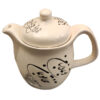 Decoratieve keramische theepot met Perzische poëziekalligrafie