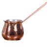 Klassieke Koperen Cezve - Gehamerde Traditionele Turkse Koffiepot, ZH65 Model