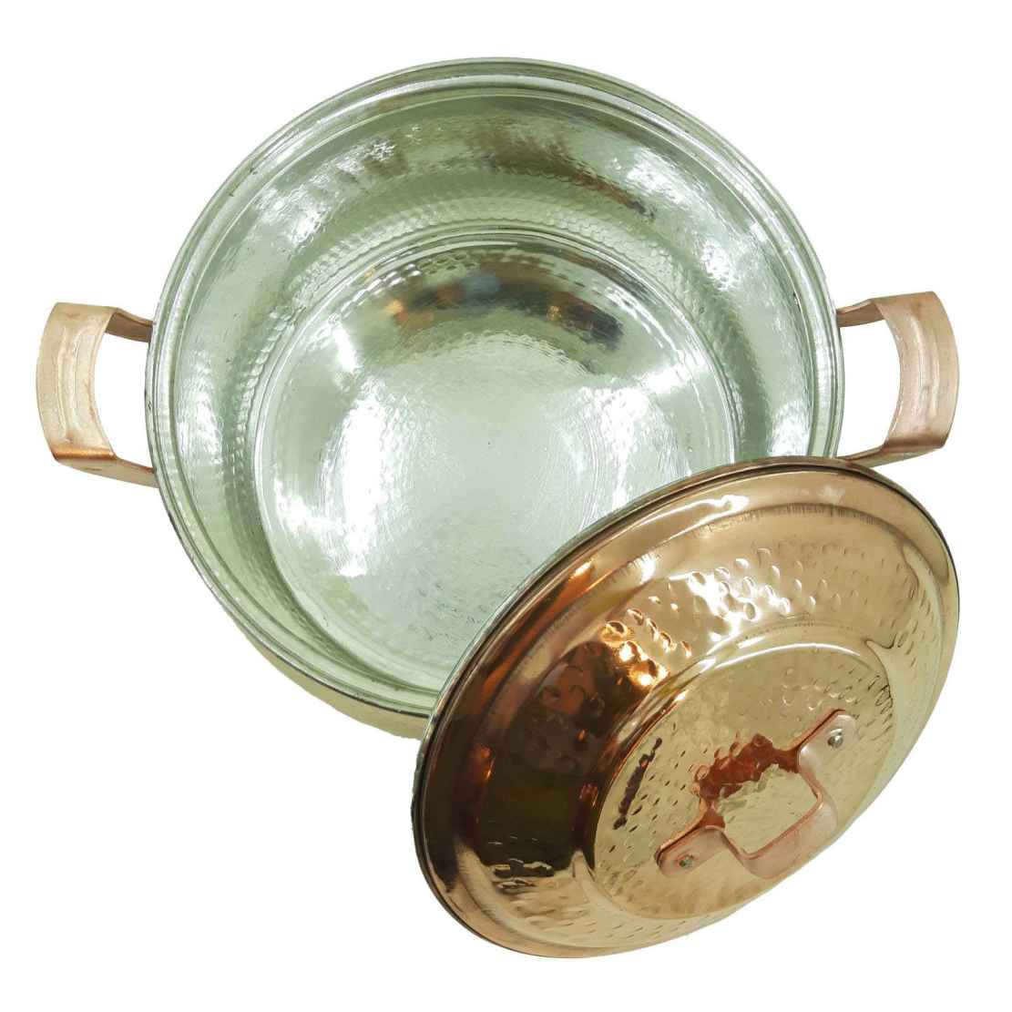 Iraanse Koperen Kookpan – Traditioneel gehamerd design, model Sh05