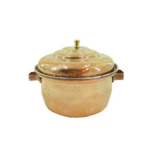 Iraanse Koperen Kookpan – Traditioneel gehamerd design, model 01