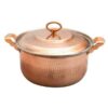 Iraanse Koperen Kookpan – Traditionele ambachtelijke pan, model 014