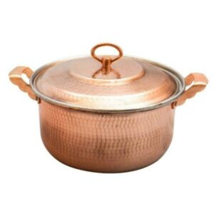 Iraanse Koperen Kookpan – Traditionele ambachtelijke pan, model 014