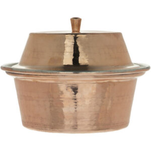 Iraanse Koperen Kookpan – Traditioneel gehamerd design, model W542
