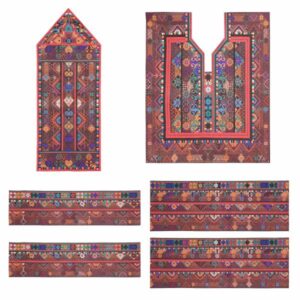 Handgemaakt Baluchi geborduurd jurkpanel – GL