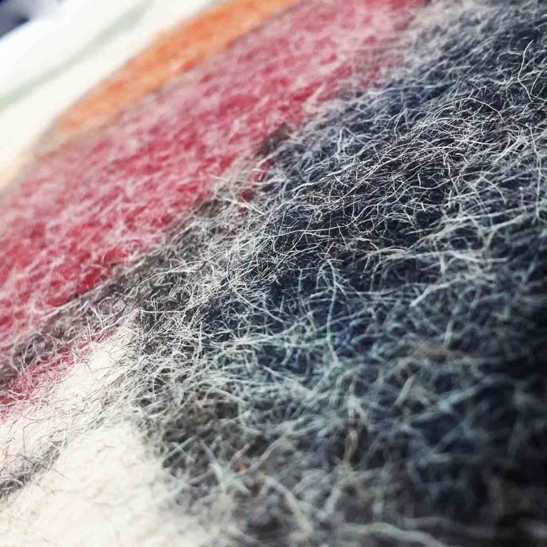 Perzisch vilten wollen tapijt 100% natuurlijk en handgemaakt Teb205
