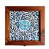Houten geschenkdoos met Perzisch geïnspireerd tegelpatroon