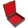 Houten geschenkdoos met Perzisch geïnspireerd vogelpatroon