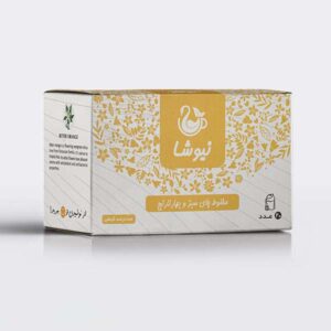Newsha groene thee met sinaasappelbloesemsmaak 70 g (10x)