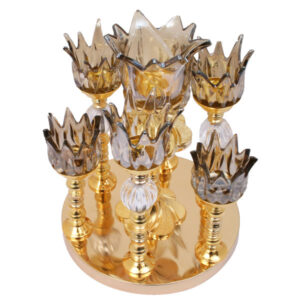 Elegante kristallen Haft-Sin-set F321 voor Nowruz