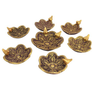 Elegante aardewerken Haft-Sin-set voor Nowruz – Vogel
