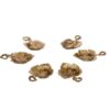 Elegante messing Haft-Sin-set met bladontwerp voor Nowruz