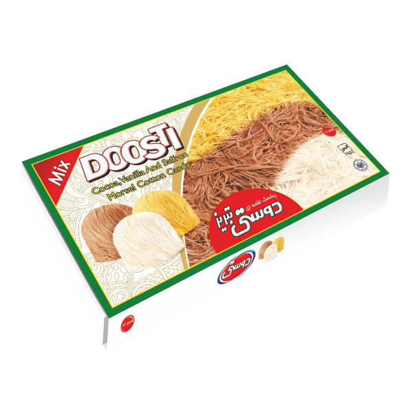 Pashmak – Perzische suikerspin met gemengde smaken (2x)