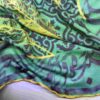 Perzische Damessjaal - Luxe Nastaliq Print Groen Katoen
