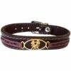 Perzische leren armband voor mannen en vrouwen – Khordad symbool