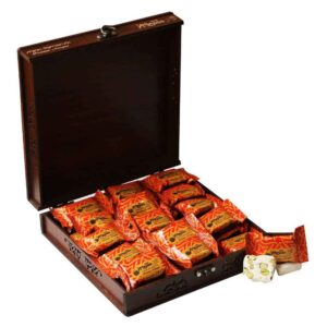Perzische Gaz: pistache – traditionele rozenwater-nougat 500 g (2x)
