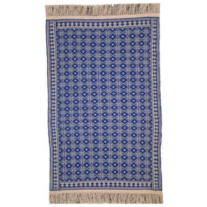 Perzisch handgeweven Zilou vloerkleed blauw