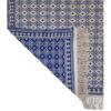 Perzisch handgeweven Zilou vloerkleed blauw