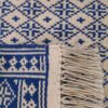 Perzisch handgeweven Zilou vloerkleed blauw