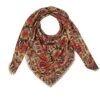 Zomersjaal voor vrouwen – Artistieke Print Rood