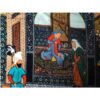 Perzisch bedrukte sjaal voor vrouwen artistiek Shahnameh Eskandar