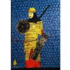 Perzisch bedrukte sjaal voor vrouwen artistiek Lashgariyan