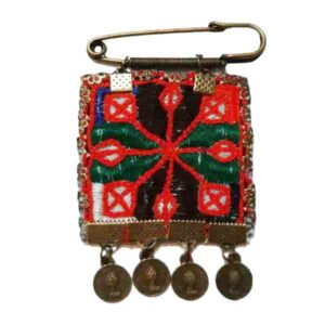 Geborduurde traditionele Balochi broche
