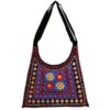 Etnische suède boho schoudertas – patroon Z16