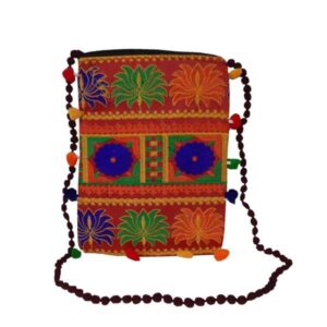 Etnische geborduurde crossbodytas – Baluchi patroon A24