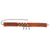 Traditionele Perzische geborduurde ketting met Balochi rood ontwerp