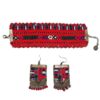 Perzische geborduurde armband & oorbellen set Tradition