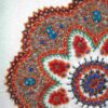 Perzisch geborduurd wandkleed – bloemig Balochi textielkunst