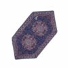 Set van 3 Luxe Termeh Tafelkleden Gohar – Navy Blauw Bloempatroon