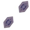 Set van 3 Luxe Termeh Tafelkleden Gohar – Navy Blauw Bloempatroon