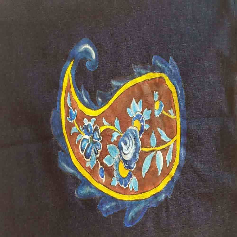 Traditionele Perzische sjaal met paisleypatroon