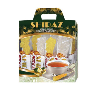 Nabat – Perzische saffraansmaak en witte harde kandijsuiker op stok, 280 g (3x)