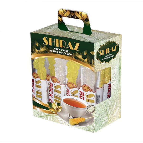 Nabat – Perzische saffraansmaak en witte harde kandijsuiker op stok, 280 g (3x)