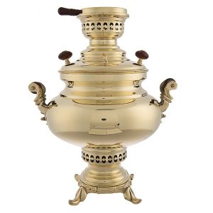 Perzische messing samovar decoratieve houtskool-theemaker 5 liter