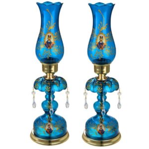 Perzische Kristallen Luster Lamp Traditionele Laleh Vorm Shah Abbasi