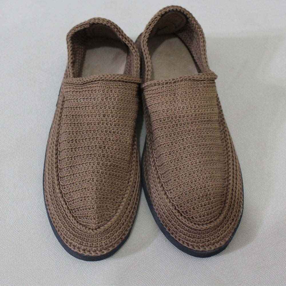 Giveh schoenen – Perzisch handgemaakt ademend schoeisel bruin Klash-model