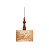 Stof Hanglamp met Perzische Calligraphy Drum Lampenkap