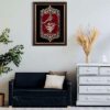 Ingelijste Perzische marqueterie kalligrafie houtinleg kunst Sokhan Eshgh