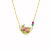 Perzische messing ketting minimalistisch Amin model Mah