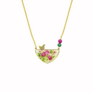 Perzische messing ketting minimalistisch Amin model Mah
